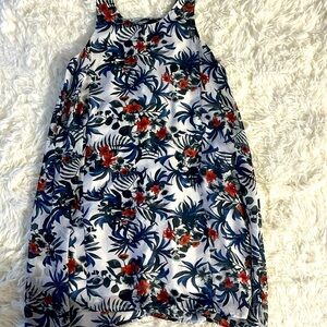 VIBRANT PATTERN DRESS 100% POLYESTER BREATHABLE LIGHTWEIGHT M